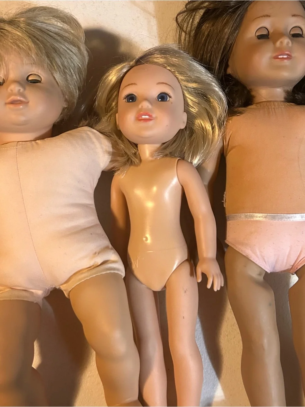 Lot of 3 Authentic American Girl Dolls Bitty Baby Boy TLC Repair Project